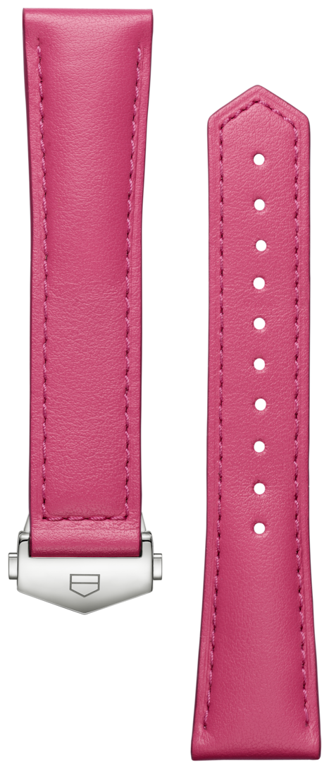 TAG HEUER CARRERA 36MM PINK LEATHER STRAP