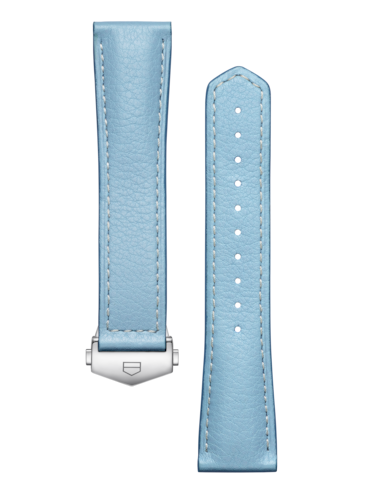 TAG HEUER CARRERA 36MM BABY BLUE LEATHER STRAP