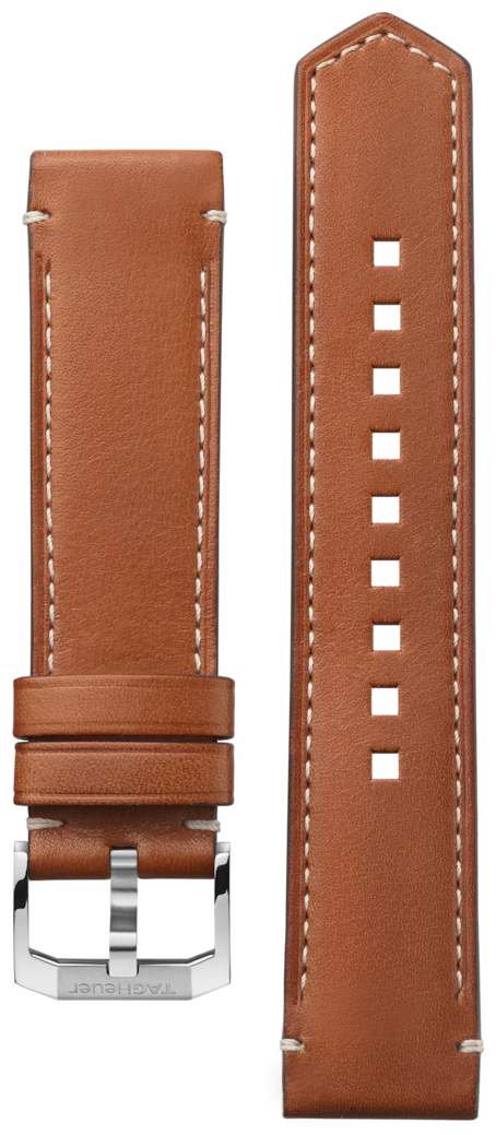 TAG HEUER AUTAVIA Brown Leather Band